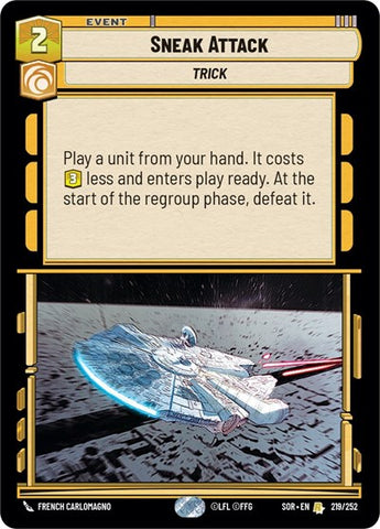 Sneak Attack - Foil (Spark of Rebellion)(SOR-219/252)(R)