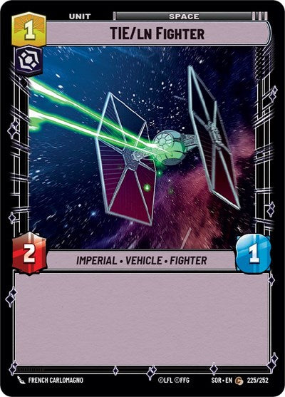 TIE/ln Fighter - Foil (Spark of Rebellion)(SOR-225/252)(C)