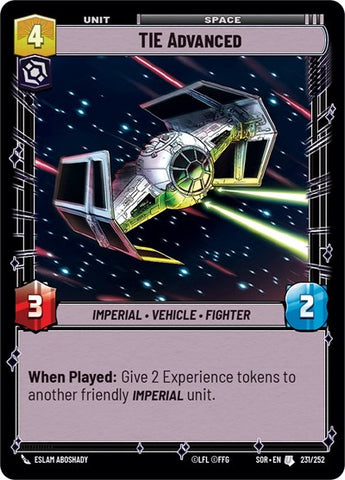 TIE Advanced (Spark of Rebellion)(SOR-231/252)(U)