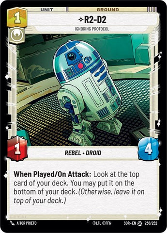 R2-D2, Ignoring Protocol (Spark of Rebellion)(SOR-236/252)(S)