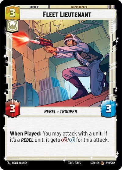 Fleet Lieutenant - Foil (Spark of Rebellion)(SOR-240/252)(C)