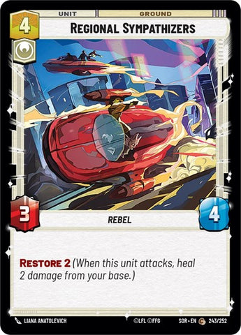 Regional Sympathizers - Foil (Spark of Rebellion)(SOR-243/252)(C)