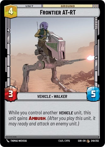 Frontier AT-RT - Foil (Spark of Rebellion)(SOR-249/252)(C)