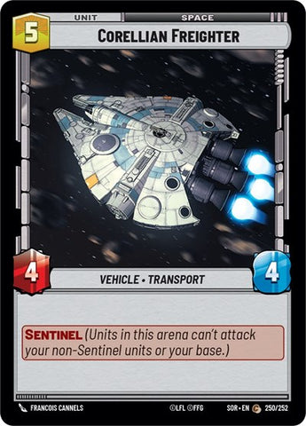 Corellian Freighter (Spark of Rebellion)(SOR-250/252)(C)