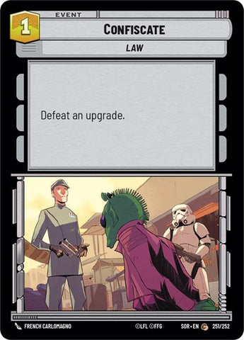 Confiscate - Foil (Spark of Rebellion)(SOR-251/252)(C)