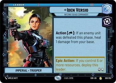 Iden Versio, Inferno Squad Commander (Spark of Rebellion)(SOR-002/252)(R)