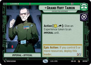 Grand Moff Tarkin, Oversector Governor (Spark of Rebellion)(SOR-007/252)(C)