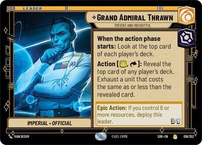 Grand Admiral Thrawn, Patient and Insightful (Spark of Rebellion)(SOR-016/252)(R)