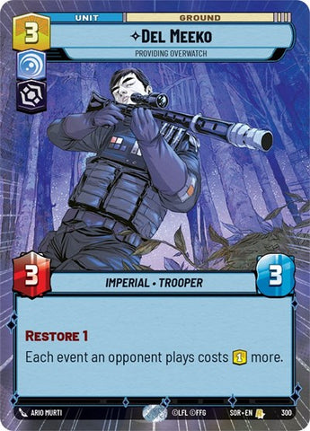 Del Meeko, Providing Overwatch - Hyperspace (Spark of Rebellion)(SOR-300/510)(R)