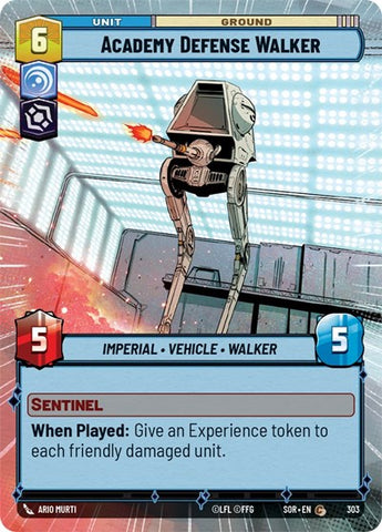 Academy Defense Walker - Hyperspace - Foil (Spark of Rebellion)(SOR-303/510)(C)