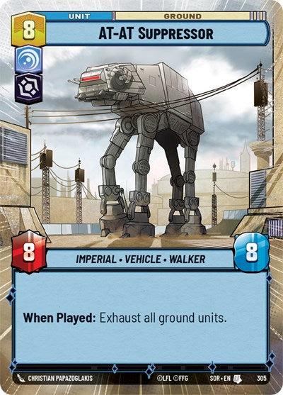 AT-AT Suppressor - Hyperspace (Spark of Rebellion)(SOR-305/510)(U)
