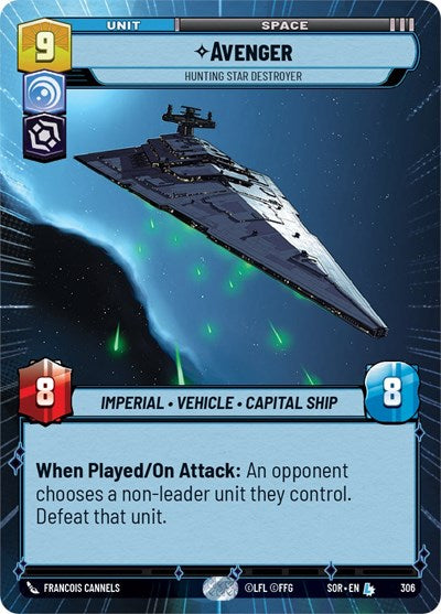 Avenger, Hunting Star Destroyer - Hyperspace - Foil (Spark of Rebellion)(SOR-306/510)(L)