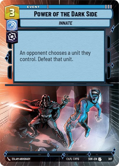 Power of the Dark Side - Hyperspace - Foil (Spark of Rebellion)(SOR-307/510)(U)