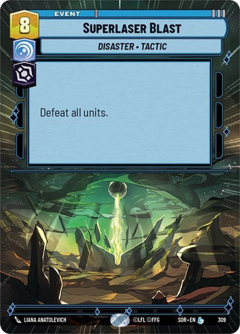 Superlaser Blast - Hyperspace - Foil (Spark of Rebellion)(SOR-309/510)(L)
