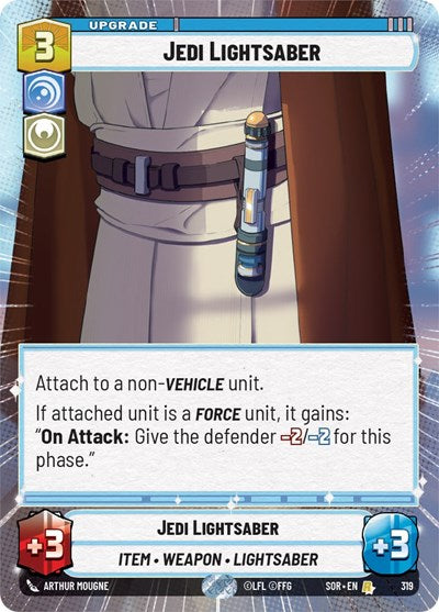 Jedi Lightsaber - Hyperspace (Spark of Rebellion)(SOR-319/510)(R)