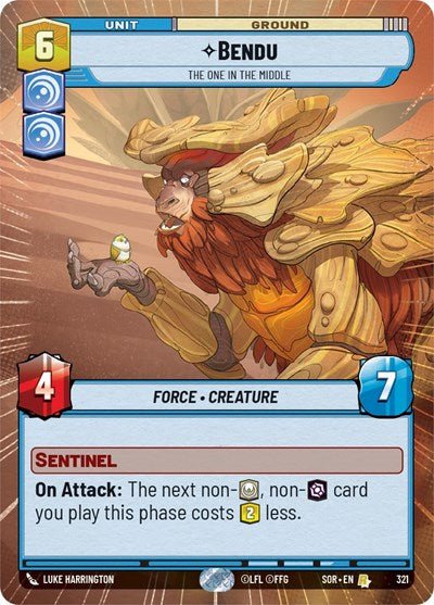 Bendu, The One in the Middle - Hyperspace (Spark of Rebellion)(SOR-321/510)(R)