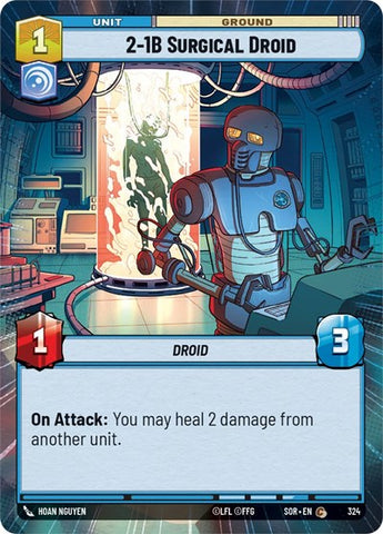2-1B Surgical Droid - Hyperspace - Foil (Spark of Rebellion)(SOR-324/510)(C)