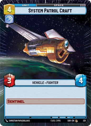 System Patrol Craft - Hyperspace (Spark of Rebellion)(SOR-331/510)(C)