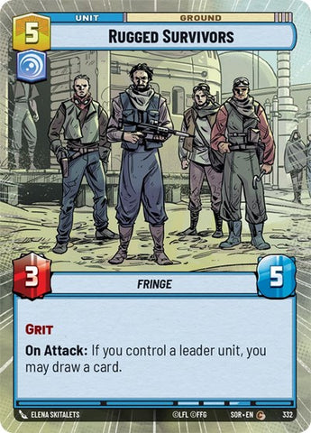 Rugged Survivors - Hyperspace - Foil (Spark of Rebellion)(SOR-332/510)(C)