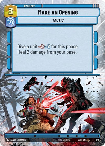 Make An Opening - Hyperspace - Foil (Spark of Rebellion)(SOR-341/510)(C)
