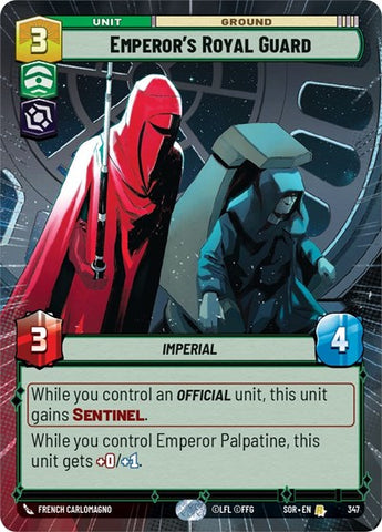 Emperor's Royal Guard - Hyperspace - Foil (Spark of Rebellion)(SOR-347/510)(R)