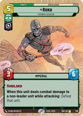 Rukh, Thrawn's Assassin - Hyperspace - Foil (Spark of Rebellion)(SOR-349/510)(R)
