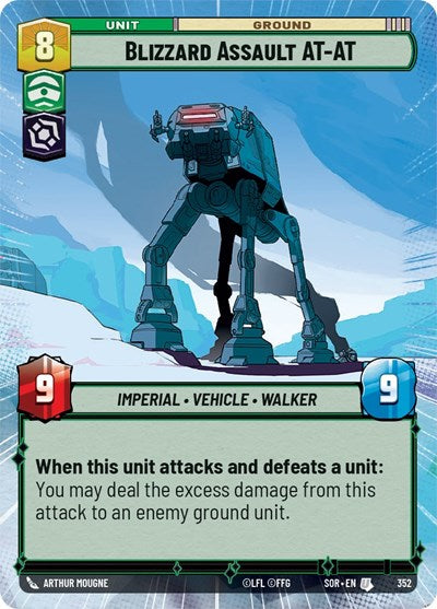 Blizzard Assault AT-AT - Hyperspace - Foil (Spark of Rebellion)(SOR-352/510)(U)