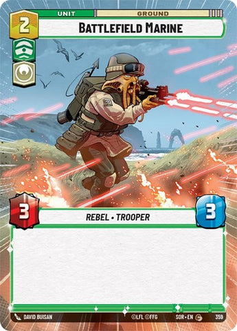 Battlefield Marine - Hyperspace (Spark of Rebellion)(SOR-359/510)(C)