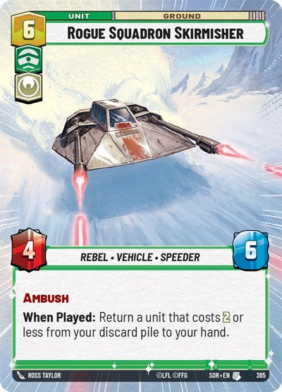 Rogue Squadron Skirmisher - Hyperspace - Foil (Spark of Rebellion)(SOR-365/510)(U)
