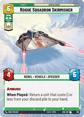 Rogue Squadron Skirmisher - Hyperspace - Foil (Spark of Rebellion)(SOR-365/510)(U)