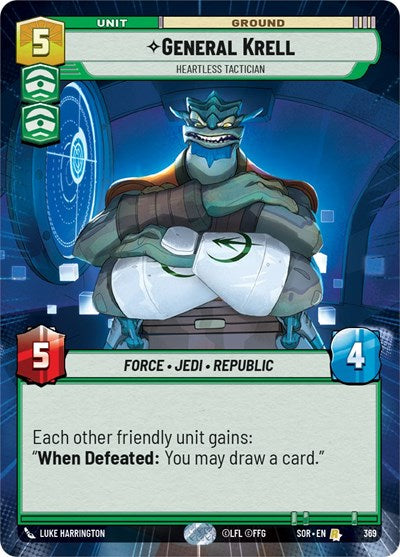 General Krell, Heartless Tactician - Hyperspace (Spark of Rebellion)(SOR-369/510)(R)