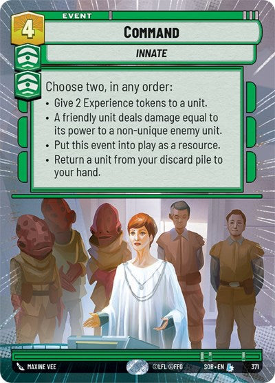 Command - Hyperspace - Foil (Spark of Rebellion)(SOR-371/510)(L)
