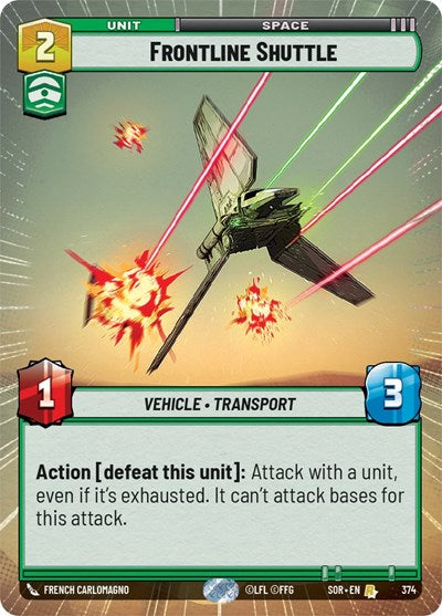 Frontline Shuttle - Hyperspace (Spark of Rebellion)(SOR-374/510)(R)