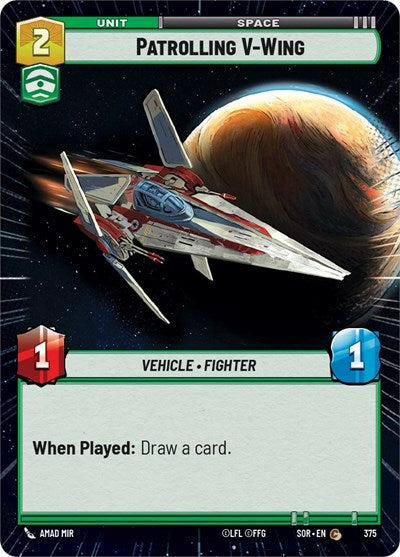 Patrolling V-Wing - Hyperspace - Foil (Spark of Rebellion)(SOR-375/510)(C)