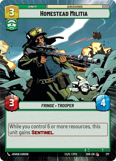 Homestead Militia - Hyperspace (Spark of Rebellion)(SOR-377/510)(C)