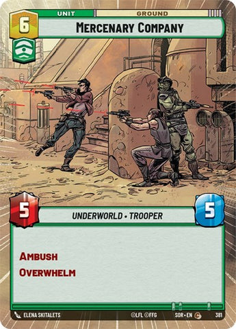 Mercenary Company - Hyperspace - Foil (Spark of Rebellion)(SOR-381/510)(C)