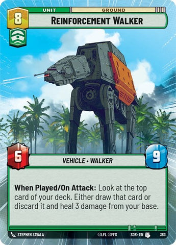 Reinforcement Walker - Hyperspace - Foil (Spark of Rebellion)(SOR-383/510)(U)
