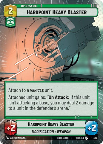 Hardpoint Heavy Blaster - Hyperspace - Foil (Spark of Rebellion)(SOR-385/510)(U)