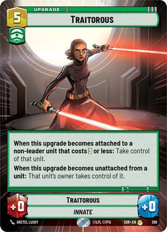 Traitorous - Hyperspace - Foil (Spark of Rebellion)(SOR-386/510)(R)