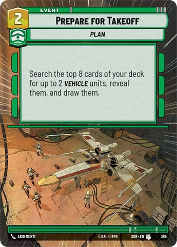 Prepare for Takeoff - Hyperspace - Foil (Spark of Rebellion)(SOR-389/510)(U)