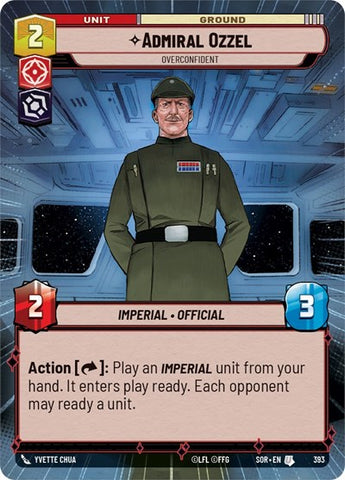 Admiral Ozzel, Overconfident - Hyperspace - Foil (Spark of Rebellion)(SOR-393/510)(U)