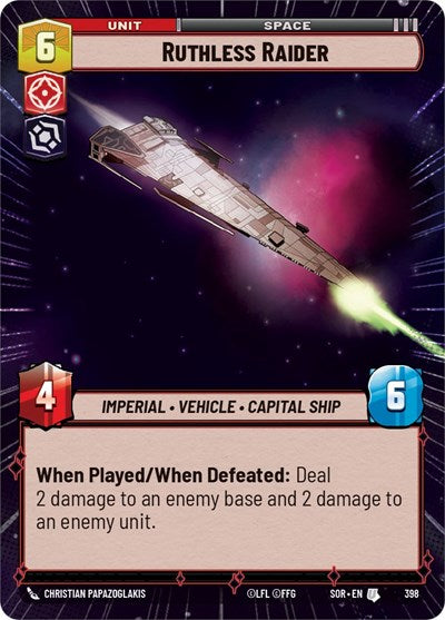 Ruthless Raider - Hyperspace (Spark of Rebellion)(SOR-398/510)(U)
