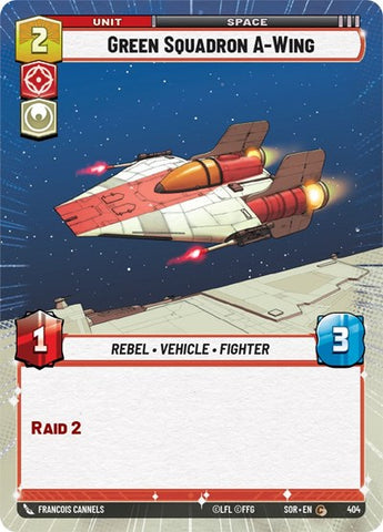 Green Squadron A-Wing - Hyperspace - Foil (Spark of Rebellion)(SOR-404/510)(C)