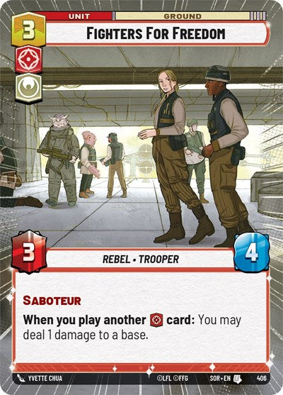 Fighters For Freedom - Hyperspace (Spark of Rebellion)(SOR-406/510)(U)