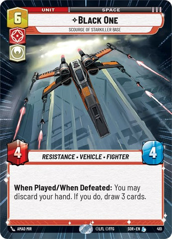 Black One, Scourge of Starkiller Base - Hyperspace (Spark of Rebellion)(SOR-410/510)(L)