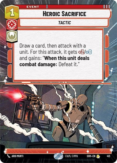 Heroic Sacrifice - Hyperspace (Spark of Rebellion)(SOR-413/510)(R)