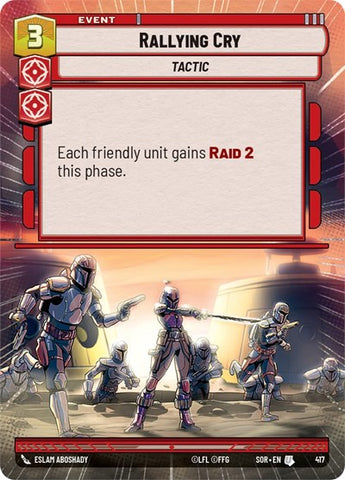 Rallying Cry - Hyperspace - Foil (Spark of Rebellion)(SOR-417/510)(U)