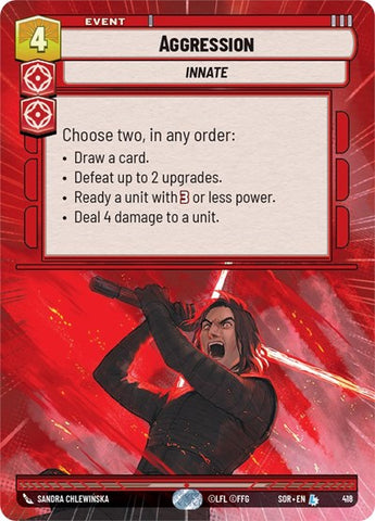 Aggression - Hyperspace - Foil (Spark of Rebellion)(SOR-418/510)(L)