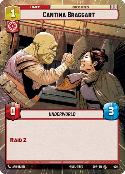 Cantina Braggart - Hyperspace - Foil (Spark of Rebellion)(SOR-420/510)(C)