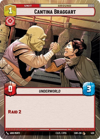 Cantina Braggart - Hyperspace - Foil (Spark of Rebellion)(SOR-420/510)(C)
